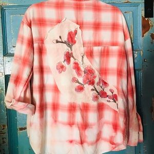 Linen distressed shirt